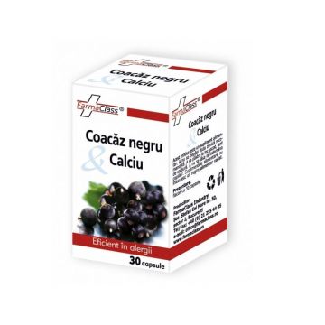 Coacăz negru & Calciu, 30 capsule, FarmaClass