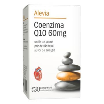 Coenzima Q10, 60 mg, 30 comprimate, Alevia