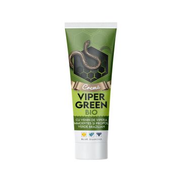 Cremă cu venin de viperă Ammodytes si propolis verde Brazilian, 100 ml, Blue Diamond