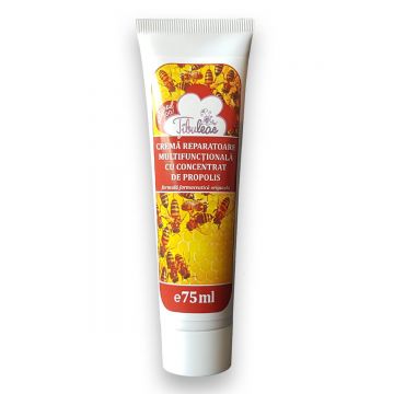 Crema reparatoare multifunctionala cu concentrat de propolis, 75 ml, Tibuleac Plant