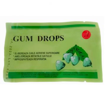 Dropsuri pentru nas, gât, piept Cough Gum Unick, 40 g, Shanghai Rong Xing