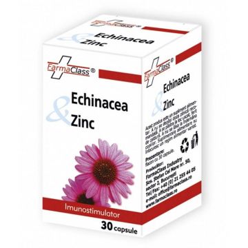 Echinacea și Zinc, 30 capsule, FarmaClass