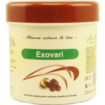 Exovari, extract de castane pentru picioare obosite și varicoase, 250 ml, Onedia