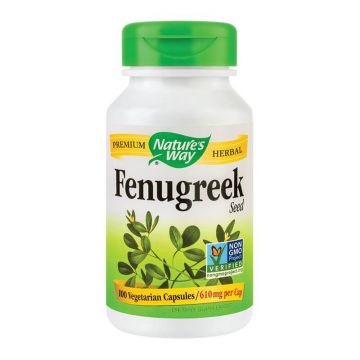 Fenugreek (Schinduf) 610mg Nature's Way, 100 capsule, Secom