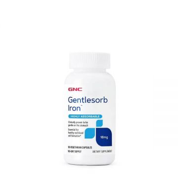 Fier cu absorbție ușoară 18 mg (038312), 90 capsule, GNC