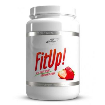 FitUp cu aromă de căpșuni, 900 g, Pro Nutrition