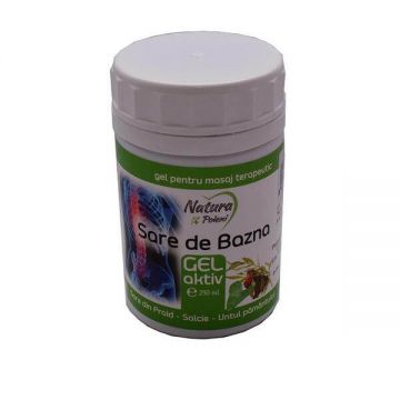 Gel Aktiv Sare de Bazna, 250 ml, Natura Plant