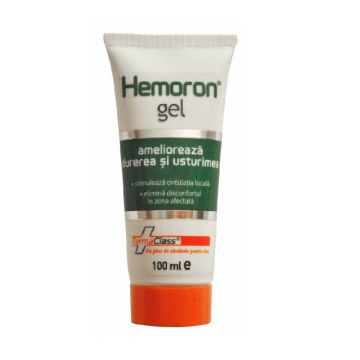 Hemoron gel ameliorează durerea și usturimea, 100 ml, FarmaClass