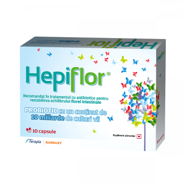 Hepiflor adulți, 10 capsule, Terapia