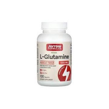 L-Glutamine 1000mg, Jarrow Formulas, 100 tablete, Secom