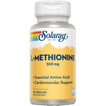 L-Methionine 500mg Solaray, 30 capsule, Secom