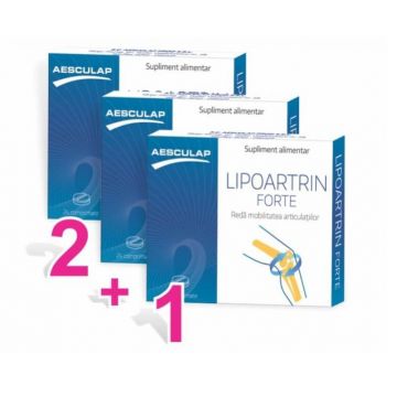 Lipoartrin Forte, 24 comprimate, Aesculap (pretul este pentru 3 cutii)