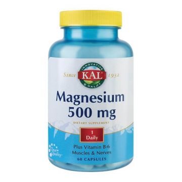 Magneziu 500mg Kal, 60 capsule, Secom