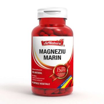 Magneziu Marin, 60 capsule, AdNatura