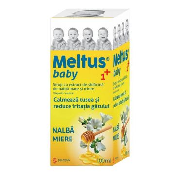 Meltus baby 1+ sirop nalba si miere , 100 ml, Solacium Pharma