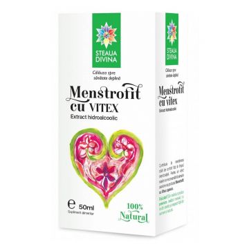 Menstrofit cu vitex tinctura, 50 ml, Steaua Divină