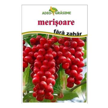 Merisoare fără zahăr, 250 g, Adio Grasime