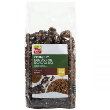 Musli crocant cu fulgi de ovaz si cacao, 375 g, La Finestra Sul Cielo