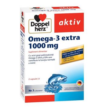 Omega 3 extra 1000 mg, 60 capsule, Doppelherz