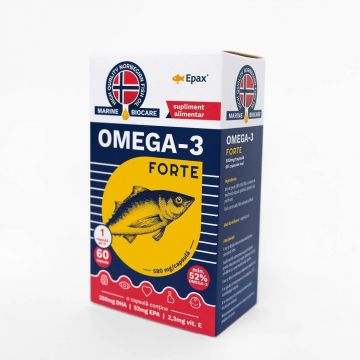 Omega 3 Forte Marine Biocare Epax, 60 capsule, Phyto Biocare