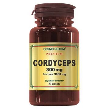Premium Cordyceps 300 mg, 30 capsule, Cosmopharm