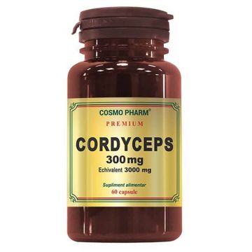 Premium Cordyceps 300 mg, 60 capsule, Cosmopharm