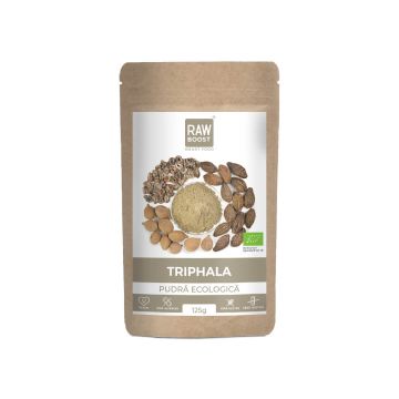 Pudra de Triphala ecologica, 125 g, RawBoost