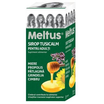 Meltus Tusicalm Sirop pentru adulti, 100 ml, Solacium Pharma