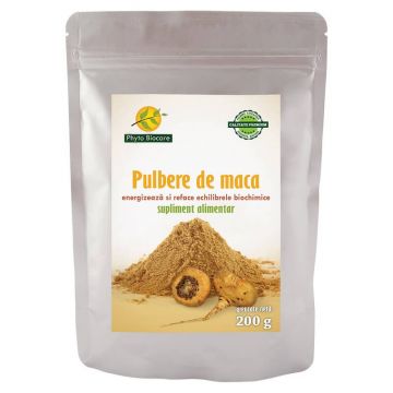 Pulbere de maca, 200 g, Phyto Biocare