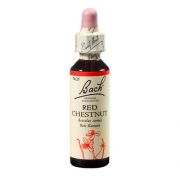 Remediu floral picaturi castan rosu Red Chestnut Original Bach, 20 ml, Rescue Remedy