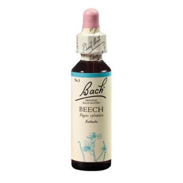 Remediu floral picaturi cu fag Beech Original Bach, 20 ml, Rescue Remedy