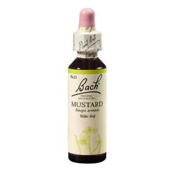 Remediu floral picaturi mustar salbatic Mustard Original Bach, 20 ml, Rescue Remedy