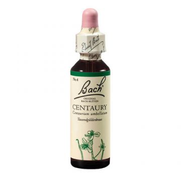 Remediu floral picaturi tintaura Centaury Original Bach, 20 ml, Rescue Remedy