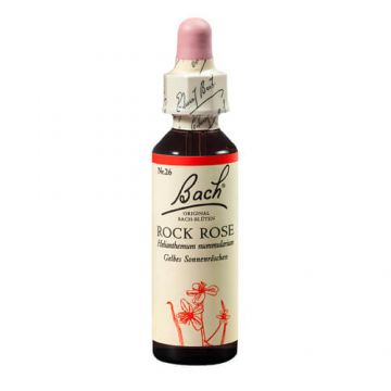 Remediu floral picaturi trandafir salbatic Rock Rose Original Bach, 20 ml, Rescue Remedy