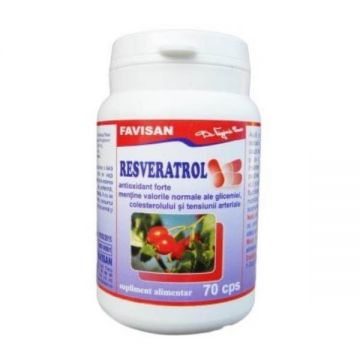 Resveratrol, 70 capsule, Favisan