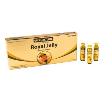Royal Jelly 300mg, 10 fiole, Only Natural