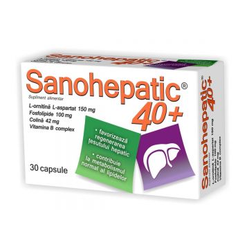 Sanohepatic 40+, 30 capsule, Natur Produkt