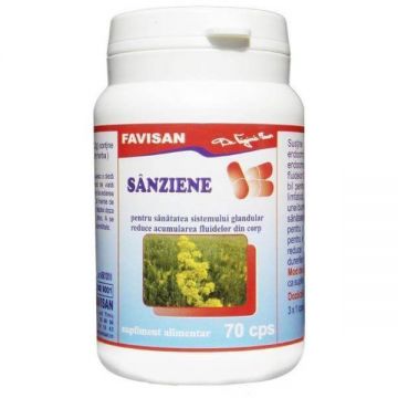 Sânziene, 70 capsule, Favisan