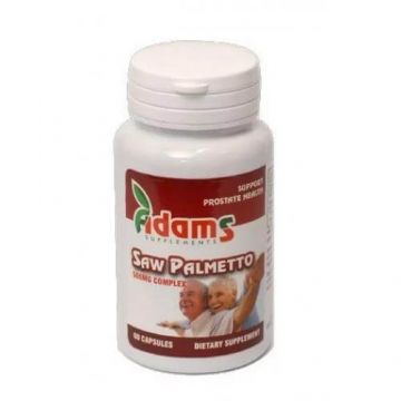 Saw Palmetto 500mg, 60 capsule, Adams Vision Saw Palmetto 500mg, 60 capsule, Adams Vision
