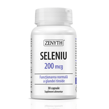 Seleniu 200 mcg, 30 capsule, Zenyth