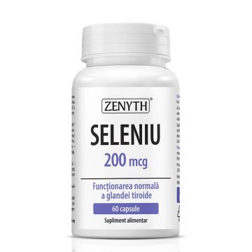 Seleniu 200 mcg, 60 capsule, Zenyth