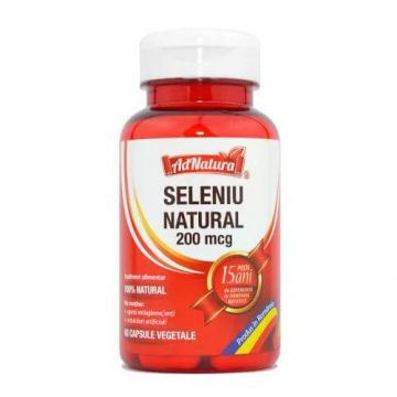 Seleniu Natural, 60 capsule, AdNatura