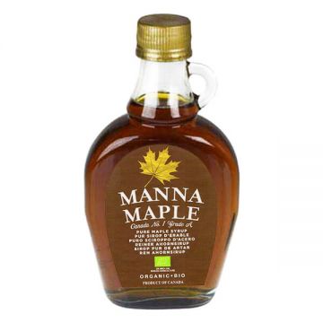 Sirop Bio de arțar pur, 250 g, Manna Maple