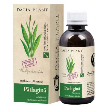 Sirop de patlagină, 200 ml, Dacia Plant