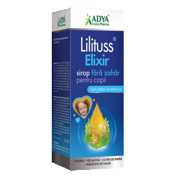 Sirop pentru copii Lilituss Elixir, 200 ml, Adya
