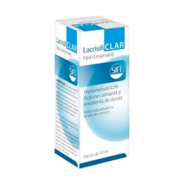 Soluție oftalmică Lacrisifi Clar, 10 ml, Sifi
