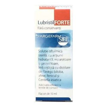 Solutie oftalmica - Lubristil Forte, 10 ml, Sifi