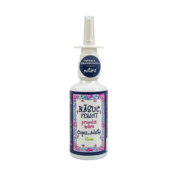 Spray de nas pentru copii, Năsuc Fericit, 20 ml, Prisaca Transilvania