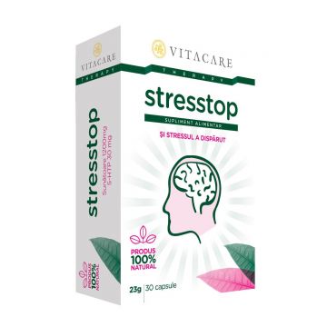 Stresstop, 30 capsule, Vitacare