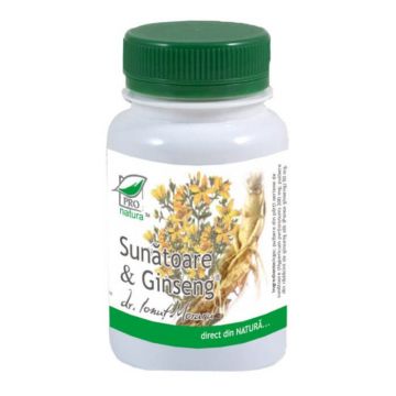 Sunatoare si Ginseng, 60 capsule, Pro Natura